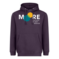 Plum Moore College of Art and Design Heavyweight Hoodie - linhVisuals