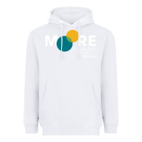 White Moore College of Art and Design Heavyweight Hoodie - linhVisuals