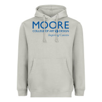 Moon Dust Moore College of Art and Design Heavyweight Hoodie - linhVisuals