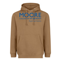 Toasted Coconut Moore College of Art and Design Heavyweight Hoodie - linhVisuals