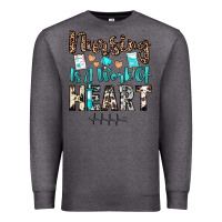Charcoal Heather nursing is a work of heart Premium Sweatshirt - JahusDesignShop