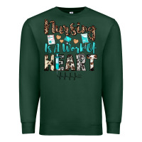 Sports Green nursing is a work of heart Premium Sweatshirt - JahusDesignShop