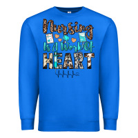 True Royal nursing is a work of heart Premium Sweatshirt - JahusDesignShop