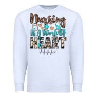 White nursing is a work of heart Premium Sweatshirt - JahusDesignShop