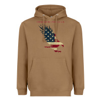 Toasted Coconut courage is contagious and eagle Heavyweight Hoodie - linhVisuals