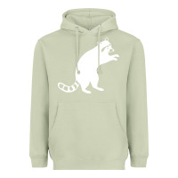 Matcha raccoon Heavyweight Hoodie - linhVisuals