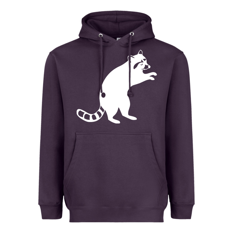 Raccoon Heavyweight Hoodie by linhVisuals | Teevron