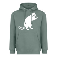 Sage raccoon Heavyweight Hoodie - linhVisuals