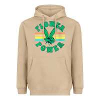 Mushroom womens flower power 420 thc pot weed medical marijuana funny weed v ne Heavyweight Hoodie - linhVisuals