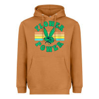 Meerkat womens flower power 420 thc pot weed medical marijuana funny weed v ne Heavyweight Hoodie - linhVisuals
