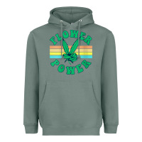 Sage womens flower power 420 thc pot weed medical marijuana funny weed v ne Heavyweight Hoodie - linhVisuals