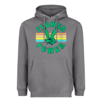 Storm womens flower power 420 thc pot weed medical marijuana funny weed v ne Heavyweight Hoodie - linhVisuals