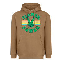 Toasted Coconut womens flower power 420 thc pot weed medical marijuana funny weed v ne Heavyweight Hoodie - linhVisuals