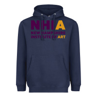 Navy New Hampshire Institute of Art Heavyweight Hoodie - linhVisuals
