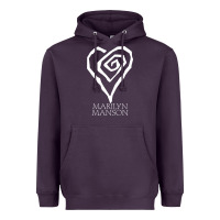 Plum marlyn manson special music popular Heavyweight Hoodie - linhVisuals