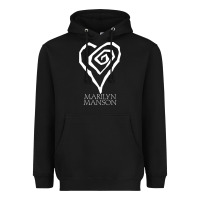 Black marlyn manson special music popular Heavyweight Hoodie - linhVisuals
