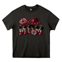 Asphalt cheer mom  maroon Heavy Core Tee - CowGirlArtShop
