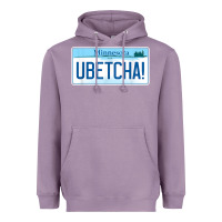Lavender ubetcha (you betcha) minnesota license plate t shirt Heavyweight Hoodie - linhVisuals