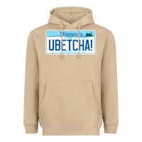 Mushroom ubetcha (you betcha) minnesota license plate t shirt Heavyweight Hoodie - linhVisuals