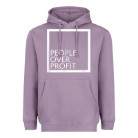 Lavender people over profit democratic socialism pro socialist symbol t shirt Heavyweight Hoodie - linhVisuals