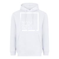 White people over profit democratic socialism pro socialist symbol t shirt Heavyweight Hoodie - linhVisuals