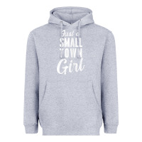 Heather Grey womens just a small town girl journey t shirt Heavyweight Hoodie - linhVisuals