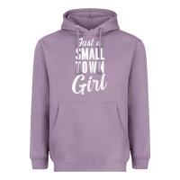 Lavender womens just a small town girl journey t shirt Heavyweight Hoodie - linhVisuals