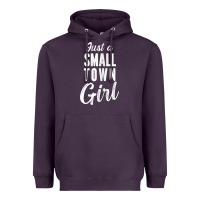 Womens Just A Small Town Girl Journey T Shirt Heavyweight Hoodie | Teevron