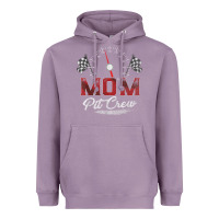 Lavender race car mom pit crew racing family birthday party t shirt Heavyweight Hoodie - linhVisuals