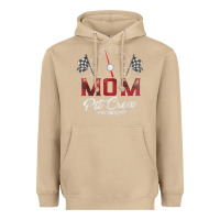 Mushroom race car mom pit crew racing family birthday party t shirt Heavyweight Hoodie - linhVisuals