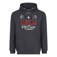 Smoke race car mom pit crew racing family birthday party t shirt Heavyweight Hoodie - linhVisuals
