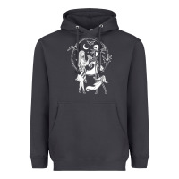 Smoke nightmare before christmas jack and sally t shirt Heavyweight Hoodie - linhVisuals