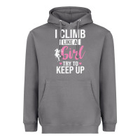 Storm climbing climb mountain climbing like a girl 345 climb climbing lover Heavyweight Hoodie - linhVisuals