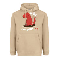 Mushroom dinosaur dino trex row t rex saurus Heavyweight Hoodie - linhVisuals