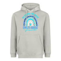Moon Dust no excuse child abuse prevention awareness leopard rainbow t shirt Heavyweight Hoodie - linhVisuals