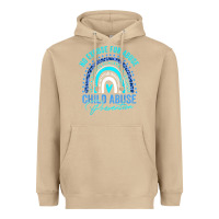 Mushroom no excuse child abuse prevention awareness leopard rainbow t shirt Heavyweight Hoodie - linhVisuals
