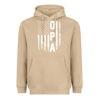 Mushroom opa gift america flag gift for men father's day pullover hoodie Heavyweight Hoodie - linhVisuals