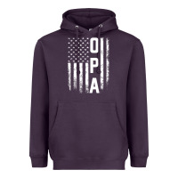 Opa Gift America Flag Gift For Men Father's Day Pullover Hoodie Heavyweight Hoodie | Teevron