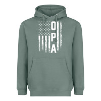 Sage opa gift america flag gift for men father's day pullover hoodie Heavyweight Hoodie - linhVisuals