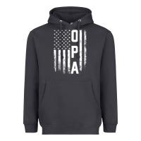 Smoke opa gift america flag gift for men father's day pullover hoodie Heavyweight Hoodie - linhVisuals