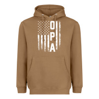 Toasted Coconut opa gift america flag gift for men father's day pullover hoodie Heavyweight Hoodie - linhVisuals
