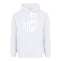 White opa gift america flag gift for men father's day pullover hoodie Heavyweight Hoodie - linhVisuals