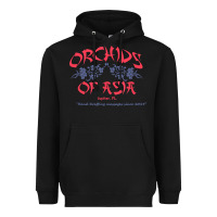 Black orchids of asia kraft massage football t shirt Heavyweight Hoodie - linhVisuals