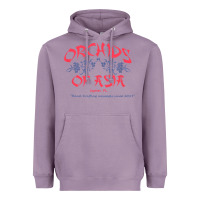 Lavender orchids of asia kraft massage football t shirt Heavyweight Hoodie - linhVisuals