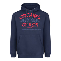 Navy orchids of asia kraft massage football t shirt Heavyweight Hoodie - linhVisuals
