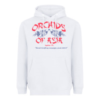 White orchids of asia kraft massage football t shirt Heavyweight Hoodie - linhVisuals