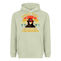 Matcha vintage only you can prevent communism funny bear camping t shirt Heavyweight Hoodie - linhVisuals
