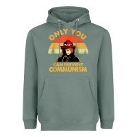 Sage vintage only you can prevent communism funny bear camping t shirt Heavyweight Hoodie - linhVisuals