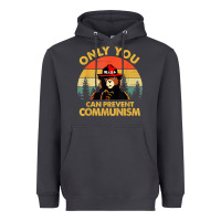 Smoke vintage only you can prevent communism funny bear camping t shirt Heavyweight Hoodie - linhVisuals