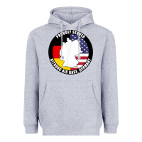 Heather Grey proudly served bitburg air base germany military veteran t shirt Heavyweight Hoodie - linhVisuals